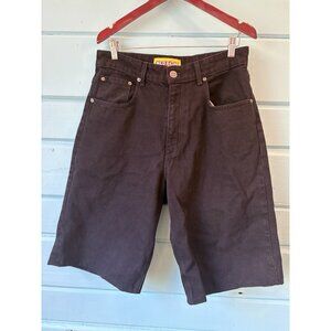 Neo Blue Black Denim Shorts 32 Jeans Made In USA
